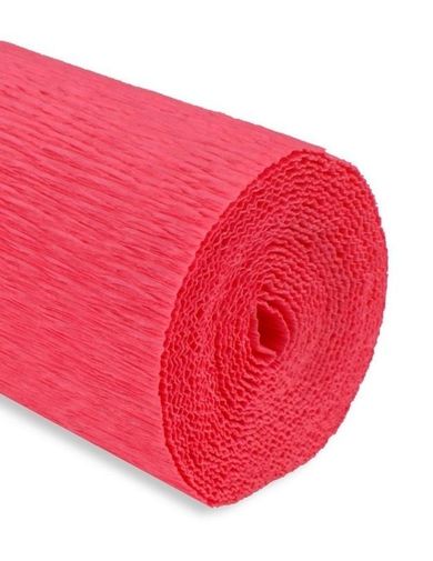 Alfa Pastello, krepina, różowa jaskrawa, 180g, 50-250 cm