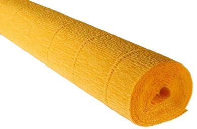 Alfa Pastello, krepina, żółta, 180g, 50-250 cm