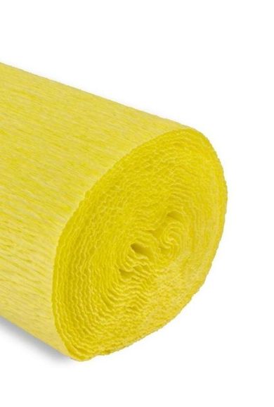 Alfa Pastello, krepina, żółta, 180g, 50-250 cm