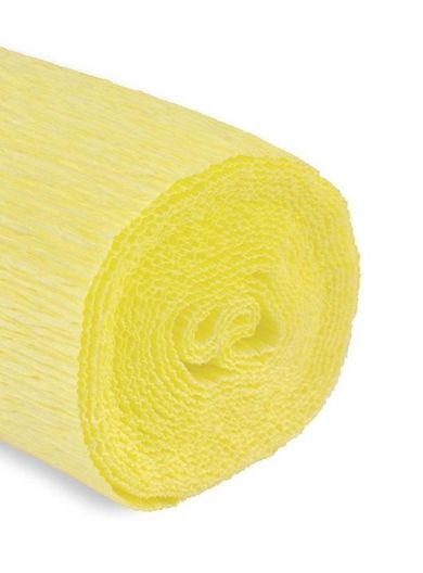 Alfa Pastello, krepina, żółta jasna, 180g, 50-250 cm