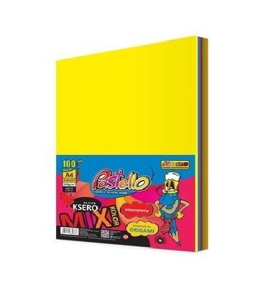 Alfa Pastello, papier ksero A4, 160g, 5 kolorów, 100 arkuszy