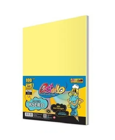 Alfa Pastello, papier ksero A4, 80g, 5 kolorów, 100 arkuszy, pastel