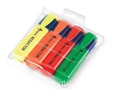 Alfa Pastello, zakreślacze, 4 kolory