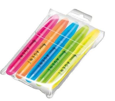 Alfa Pastello, zakreślacze, 5 kolorów