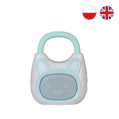 Alilo, Alilo Pocket Bunny K1, odtwarzacz MP3 z Bluetooth, niebieski