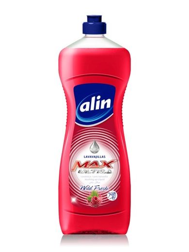 Alin, Max Utra, płyn do mycia naczyń, malina i mięta, 13l