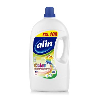 Alin, płyn do prania tkanin kolorowych, 100 prań, 5l