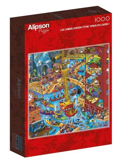Alipson, Wszystkie psy muszą być na smyczy, puzzle, 1000 elementów