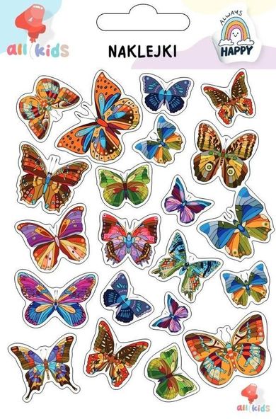 All4Kids, naklejki, Motylki
