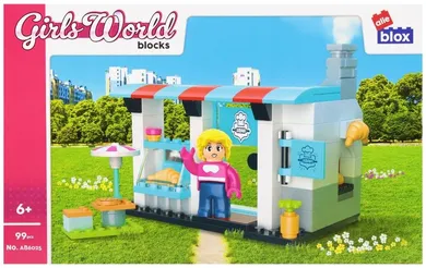 Alleblox, Girl, Cukiernia, klocki konstrukcyjne, 99 elementów