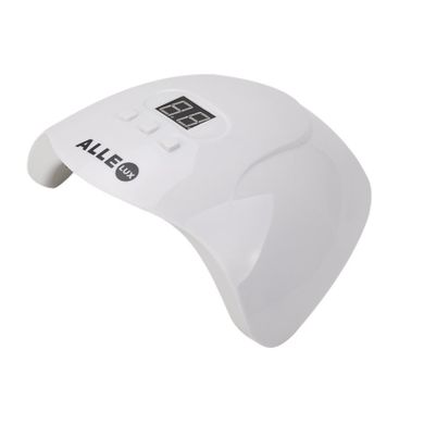 AlleLux, X3, lampa do paznokci UV/LED 54W do lakierów hybrydowych z kablem USB, biała
