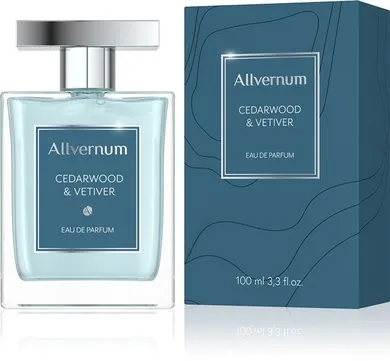 Allvernum Men, Cedarwood & Vetiver, woda pefumowana, 100 ml