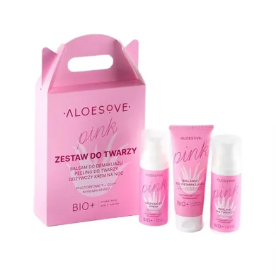 Aloesove, Pink, zestaw kosmetyków do twarzy