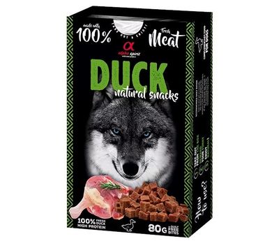 Alpha Spirit, Naturals przysmak dla psa kaczka 80g
