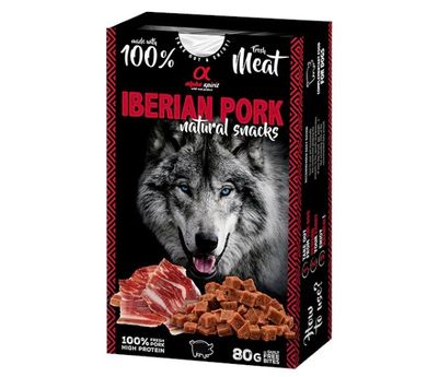 Alpha Spirit, Naturals przysmak dla psa wieprz.80g