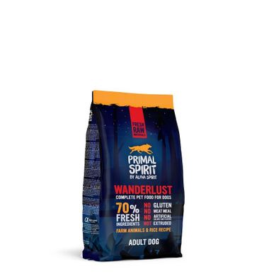 Alpha Spirit, Wanderlust 70%, sucha karma dla psa, 1kg
