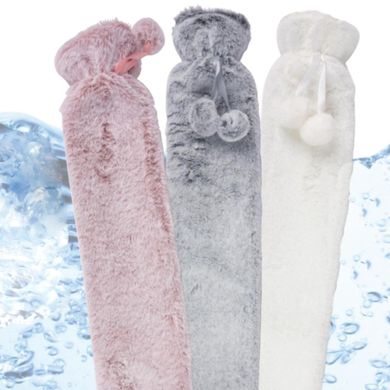 Alpina, termofor w pokrowcu, gumowy, różowy, 2l