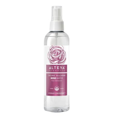 Alteya, Organic Bulgarian Rose Water, organiczna woda różana w sprayu, 250 ml