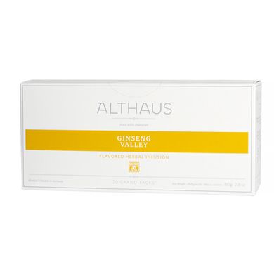 Althaus, Ginseng Valley Grand Pack, herbata, 20 dużych saszetek