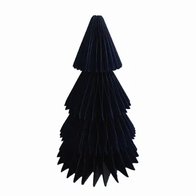 Altom Design, choinka papierowa 3D, 20 cm, granatowa