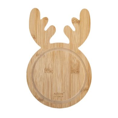 Altom Design, deska do serwowania bambusowa renifer, 26-17-1,5 cm