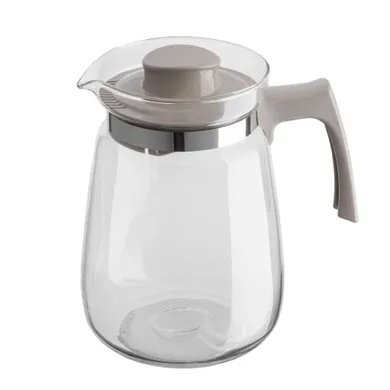 Altom Design, dzbanek szklany do gorących napojów, beżowy, 1,5l