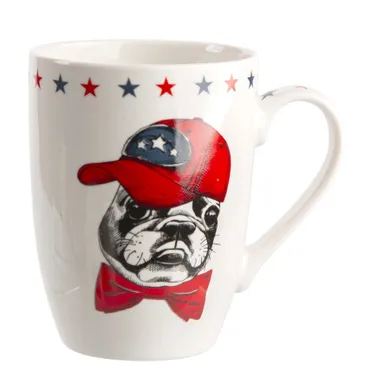 Altom Design, Easy Morning, kubek baryłka, Buldog, 300 ml