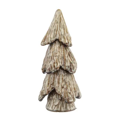 Altom Design, figurka porcelanowa choinka, 6-6-14 cm