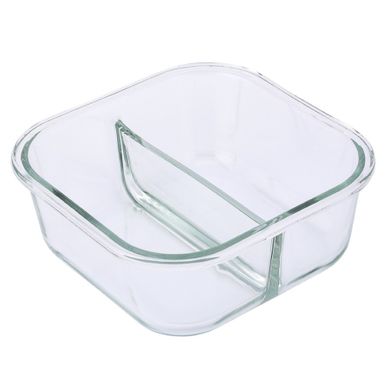 Altom Design, Fresh, pojemnik podwójny z pokrywką, kwadratowy, 0,75l, 15,8-15,8-7 cm