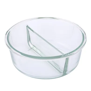 Altom Design, Fresh, pojemnik podwójny z pokrywką, okrągły, 0,95l, 18-7,7 cm