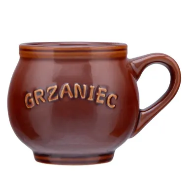 Altom Design, grzaniec, kubek ceramiczny, beczułka z uchem, 320 ml