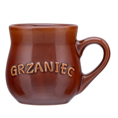 Altom Design, grzaniec kubek ceramiczny, beczułka z uchem z napisem, 250 ml