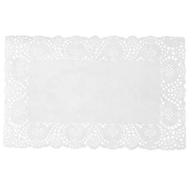 Altom Design, komplet serwet pod ciasto, papierowych, biały, 48 szt.