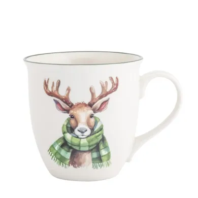 Altom Design, kubek baryłka duża, 630 ml, renifer