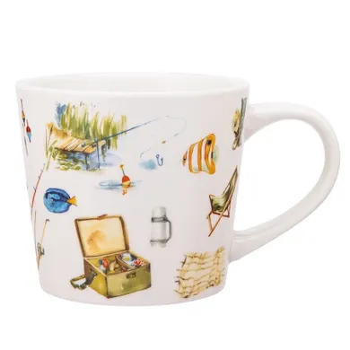 Altom Design, kubek stożek, nbc, 400 ml, wędkarz, color box