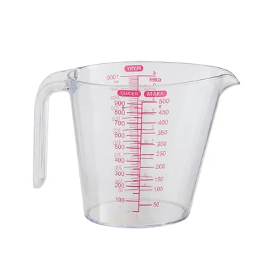 Altom Design, kubek z miarką, biały, 1l