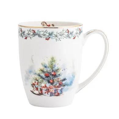 Altom Design, magia świąt kubek baryłka, 350 ml