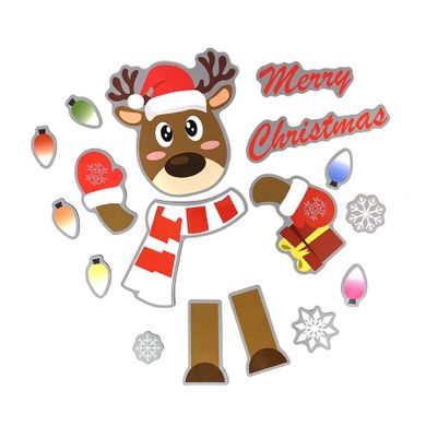 Altom Design, magnes na lodówkę, 38-38 cm, renifer