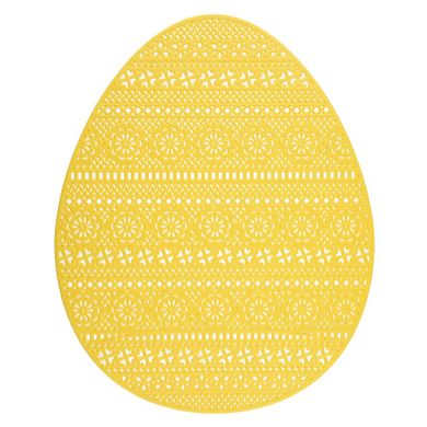 Altom Design, mata PVC, jajko, żółta, 32-40 cm