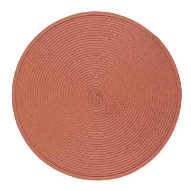 Altom Design, mata słomkowa, okrągła, koralowa, 38 cm