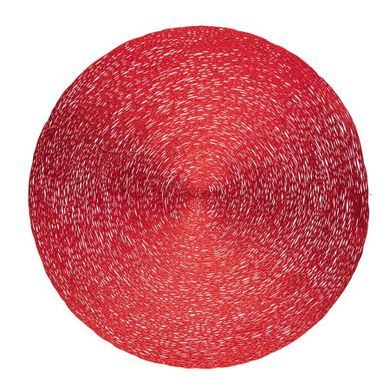 Altom Design, mata stołowa, okrągła pvc, czerwona, 38 cm