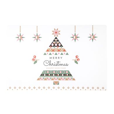 Altom Design, mata stołowa prostokątna, 28-43 cm, choinka