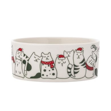 Altom Design, miska dla kota, świąteczna, 12-5 cm, 330 ml