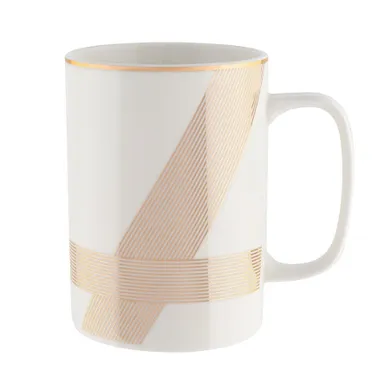 Altom Design, Modern Art, kubek prosty, biały, 350 ml