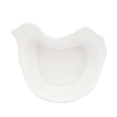 Altom Design, naczynie kurka, porcelana kremowa, 14-11-3 cm