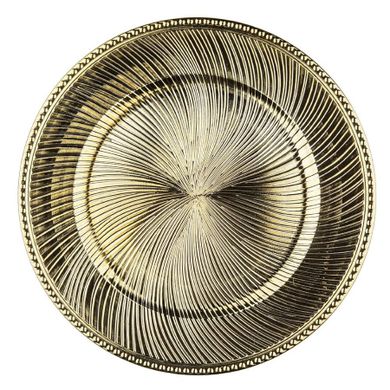 Altom Design, podkładka pod talerz, relief złoto, 33 cm