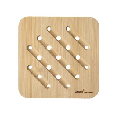 Altom Design, podstawka pod garnek, bambusowa, 16,5-16,5-0,8 cm