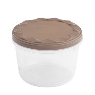 Altom Design, pojemnik z zakręcaną pokrywą, 0,6l, taupe