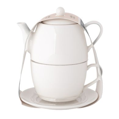 Altom Design, Regular, Tea For One, zestaw do herbaty, porcelana kremowa