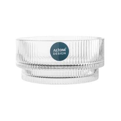 Altom Design, Selena, salaterka szklana, prosta, 13 cm, 550 ml